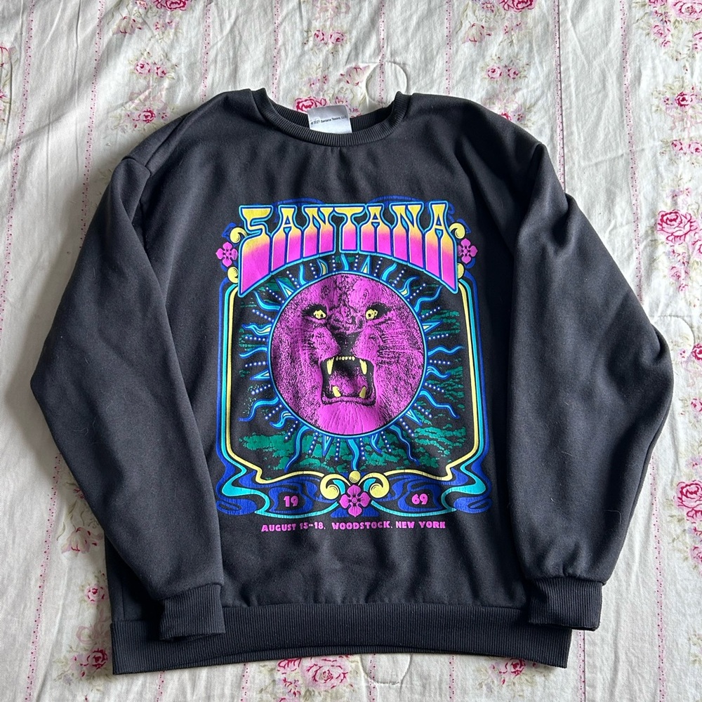 Carlos Santana Santana Sweatshirt with Vibrant Graphic